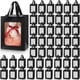 thumbnail image 1 of Bolsa de regalo Harloon Kraft Paper con ventana, 20 x 15 x 10 cm, 48 unidades, color negro, 1 of 7