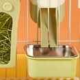 thumbnail image 3 of CBFFDC Guinea Pig Feeder Convenient Large Capacity Rabbit Food Feeder Small Pet Food Dispenser & Hamster Feeding Bowl, 3 of 6
