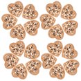 thumbnail image 4 of 1 Set 30 Pcs Fashionable Shirt Buttons Preppy Style Metal Heart-shaped Buttons (Golden), 4 of 8