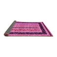 thumbnail image 2 of Ahgly Company Indoor Square Abstract Pink Contemporary Area Rugs, 8' Square, 2 of 4