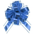 thumbnail image 1 of 12pcs 9" Extra Large Pull Bow Metallic Gift Wrapping Bows Ribbon Organza Blue for Wedding Baskets Presents, 1 of 6