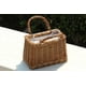 thumbnail image 4 of Bolsos de paja de playa Bolso de verano para mujer Bolso de mano cuadrado de ratán Sailing  Electrónica, 4 of 4