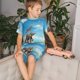 thumbnail image 4 of Balery Elephant Giraffe Conjunto de Pijama Infantil de Manga Corta con Estampado – Ropa de Dormir de Algodón Suave-Medium, 4 of 6