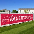 thumbnail image 2 of Happy Valentines Day Banner Decorations XtraLarge Size 20x118 Inch Valentine Yard Banner for Party Decor Red Heart Romantic Happy Valentine's Day Backdrop Poster Hanging Outdoor Gate Fence Door Wall, 2 of 8