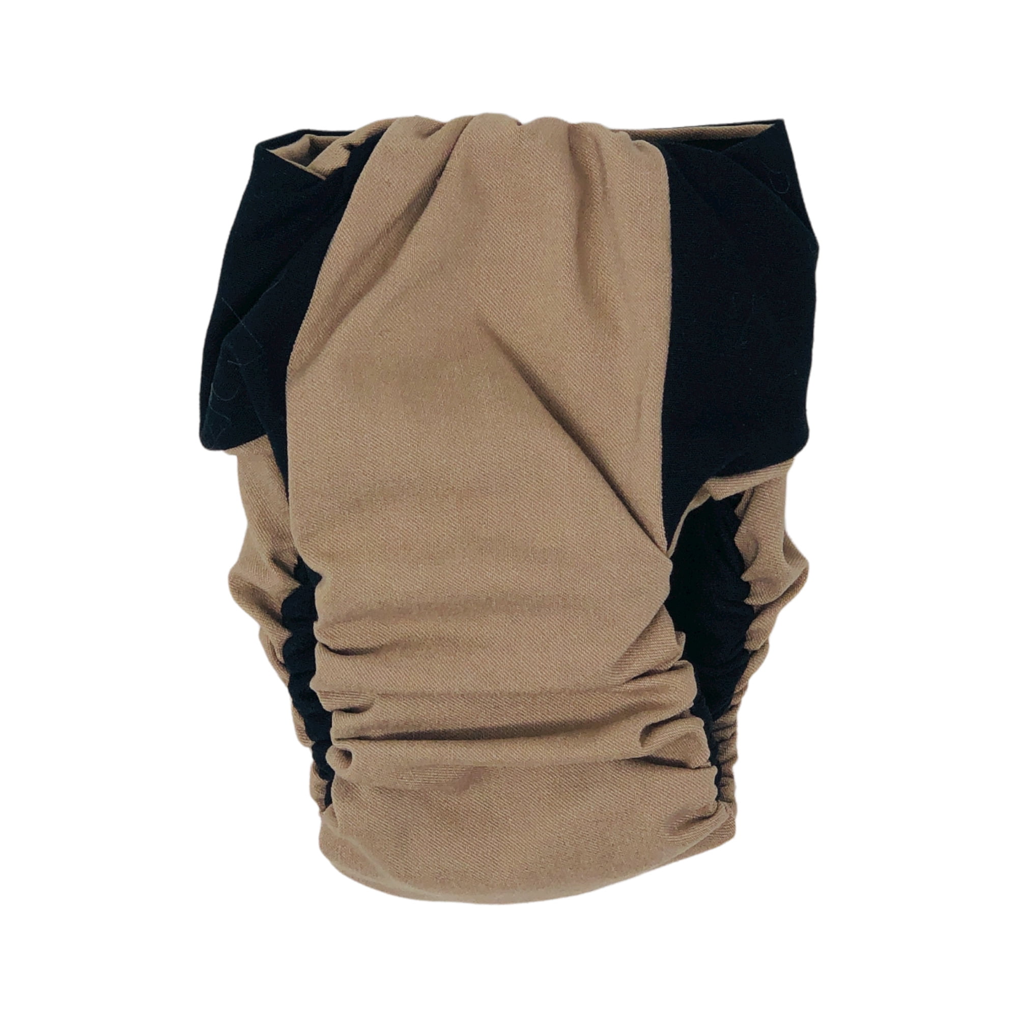 Barkertime Black on Brown Beige Dog Diaper
