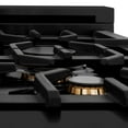 thumbnail image 5 of ZLINE 36 in. Autograph Edition Rangetop in Black Stainless Steel with Champagne Bronze Accents (RTBZ-36-CB), 5 of 5
