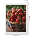 thumbnail image 2 of Diamond Art Kit for Adults, Fresh Red Strawberries Basket Diamond Painting for Adults Beginners, 5D DIY Diamond Art Painting Kits, Colorful Diamond Painting Craft for Home Decor 12x16, 2 of 7