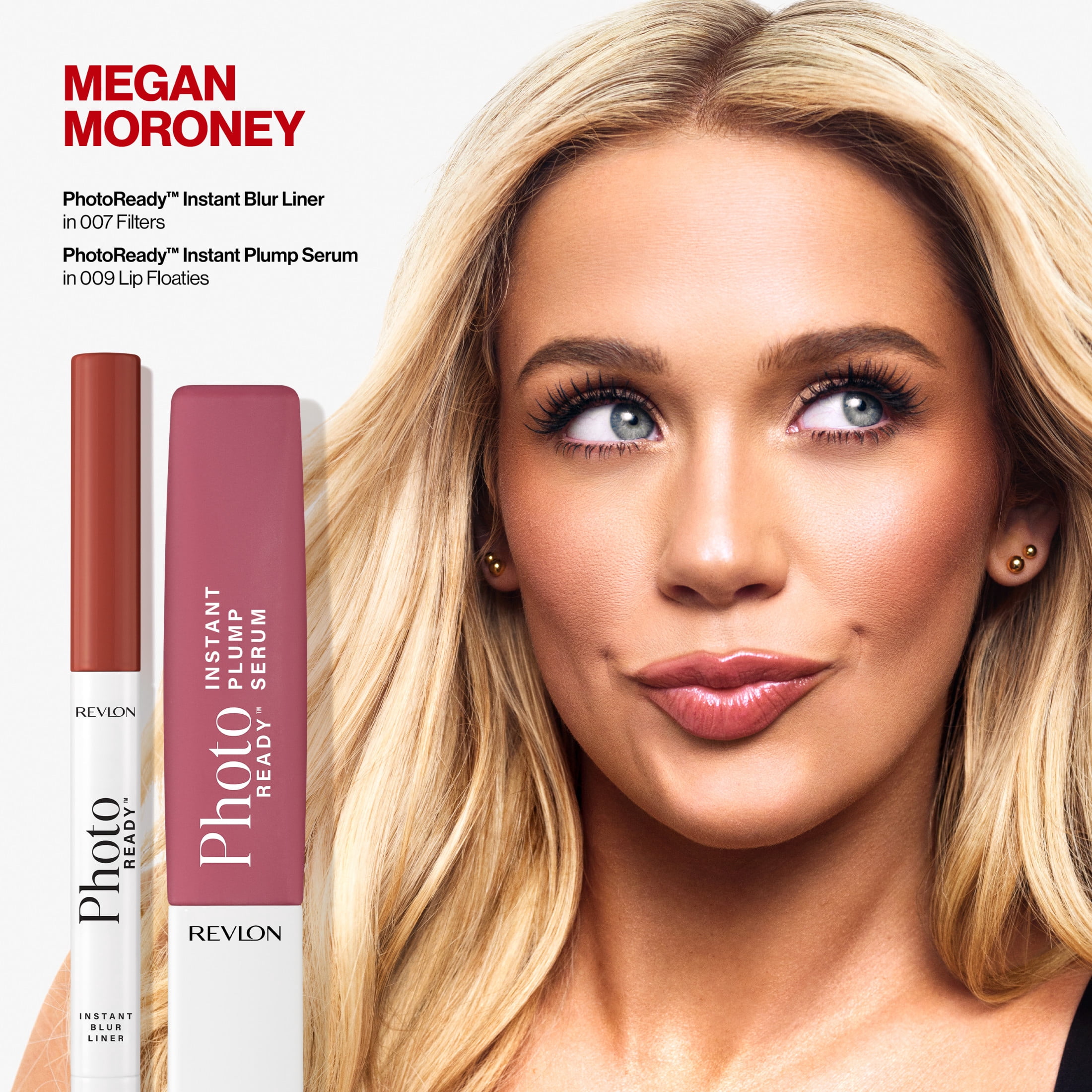 Revlon PhotoReady Instant Plump Serum, Lip Gloss, Plumping & Hydrating, 001 Needleless To Say, 0.25 fl oz