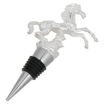 MLINS Horse Design Wine Stopper Made of Alloy for Bottle Use Silver Color Fits Most Bottles