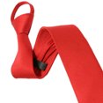 thumbnail image 4 of Cravate Étroite Rétro pour Hommes Garçons Cravate Mince Cravate Pratique Vêtements Accessoires Rétro Cordelette pour Mariage Fête Club Mariée Robe Rouge, 4 of 9