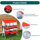 thumbnail image 4 of 6-hole chicken nesting box lid-covered roll-away laying box without bracket legs to protect eggs in chicken coop, 4 of 5