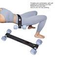 thumbnail image 3 of Hip Thrust Belt, Soft Padding Black Diving Fabric Webbing Hip Thrust Dumbbell Exercise Belt Comfortable  for Home, 3 of 8