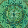 thumbnail image 2 of Zarris, Chariklia 20x20 Gold Ornate Wood Framed with Double Matting Museum Art Print Titled - Aquarian Rosette I, 2 of 4