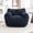 Dark Blue + Teddy + Foam, variant on Bean Bag Chair, Bean Bag Sofa Chair with Armrests Stuffed High-Density Foam, Lazy Sofa Comfy Chairs BeanBag Chair for Adults in Living Room,Bedroom Reading