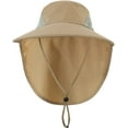 thumbnail image 2 of Zukuco Outdoor Sun Hat for Men Women with UV Protection Safari Cap Wide Brim Fishing Hat with Neck Flap, for Dad, Son, 2 of 7