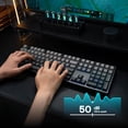 thumbnail image 3 of Teclado EPOMAKER TH108 de tamaño completo inalámbrico para juegos de 108 teclas, 3 of 8