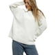 thumbnail image 3 of Suéter de Cuello Redondo para Mujer, Suéter de Punto Holgado e Informal de Larga para Otoño e Invierno. L, 3 of 10