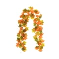 thumbnail image 2 of Thanksgiving Maple Leaf Wall Hanging, Simulation Vines Decoration, Fall Home Decor, Plastic Material, 175cm Length, Easy Installation, Flexible Hanging, Festive Ambience, 2 of 6