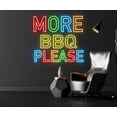 thumbnail image 3 of Glowneon More BBQ Please Neon Sign, BBQ Restaurant Signboard Decor, 3 of 4