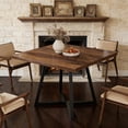 thumbnail image 2 of Miekor Furniture Vintage Square Dining Table,Wood Kitchen Table,Classic Design Dining Table No2782, 2 of 7