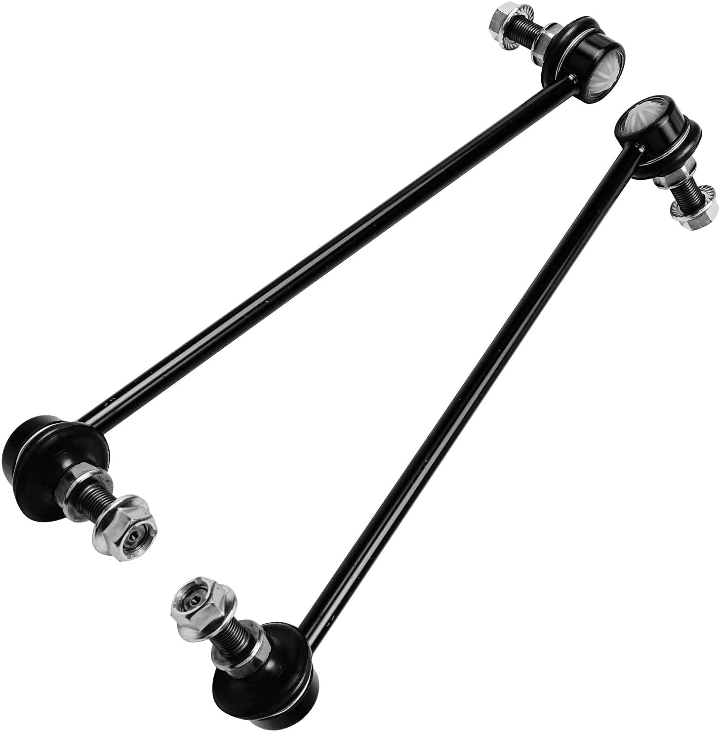 Detroit Axle - Front Lower Control Arms w/Ball Joints Sway Bar Links Outer Tie Rods Replacement for 2009-2014 Nissan Murano - 6pc Set