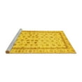 thumbnail image 2 of Ahgly Company Machine Washable Indoor Rectangle Oriental Yellow Traditional Area Rugs, 8' x 12', 2 of 4