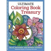 Pre-Owned Ultimate Coloring Book Treasury: Relax, Recharge, and Refresh Yourself (Paperback 9781497200241) by Valentina Harper, Thaneeya McArdle