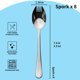 thumbnail image 4 of Sparks Alata, acero inoxidable apto para uso alimentario, 7,4 pulgadas, paquete de 8, 4 of 6