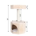thumbnail image 3 of Armarkat Premium Pinus Sylvestris Wood,real wood Cat Tree S2906, 3 of 6