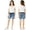 Custom Mid, variant on VIGOSS Girls' Jean Shorts - Casual Pull-On Knit Waist Bermuda Jean Shorts for Girls (2T-16)