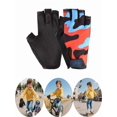 thumbnail image 4 of Kids Fingerless Sports Gloves, Youth Knuckle Protective Riding Gloves, Breathable Nonâ Mesh Cycling Gloves for Boys Girls 6â12 Years, 4 of 4