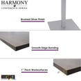 thumbnail image 3 of 8 Person Rectangular Conference Table T-Legs Harmony Series 7 Foot  Black Oak, 3 of 4