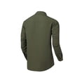 thumbnail image 3 of Iugvhana Workwear Shirts for Men Double Pocket Button Down Turndown Collar Shirt Cotton Casual Long Sleeve Slim Shirts Tops Army Green XXL, 3 of 8