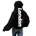 thumbnail image 6 of Hiijoy Hoodie for Toddler Boys Girls Fashion Long Sleeve Sweatshirt Pullover, Black, Sizes 2-12, 6 of 7