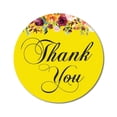 thumbnail image 1 of Darling Souvenir 45 Pcs Yellow Round Floral Thank You Stickers DIY Envelope Seals-1.6 Inches, 1 of 4