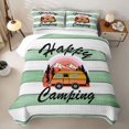 thumbnail image 2 of Erosebridal Vintage Orange RV Car Quilt Full for Boys Girls, Green Forest Scenery Full Bedspread Sets, 3-Piece, 2 of 7