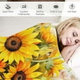 thumbnail image 3 of Nawypu Sunflower Flower Blanket Gifts for Women - Vintage Floral Sunshine Retro Throw for Mom Girls Adults Birthday Christmas Fuzzy Cozy Plush Bed Couch Travelling Camping Lightweight Blanket, 3 of 6