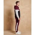 thumbnail image 4 of Men’s 2-Piece Quarter Zip Fleece Hoodie Sports Fleece Sweatsuit Heavy Winter Sweat Jacket & Fleece Pants, 4 of 11