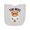 AC-Heather Grey, variant on Inktastic Baby Boy Funny the Boss Newborn Bib
