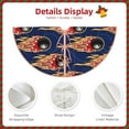 thumbnail image 3 of Sikiie Bowling Ball And Flame Nativity Christmas Tree Skirt, Jesus Christian Winter Holiday Tree Mat Decoration(30-48IN)48", 3 of 6