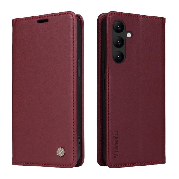 Funda para Samsung Galaxy A34 5G Estuche de Cuero PU Tipo Cartera con Ranuras para Tarjetas y Cierre Magnético