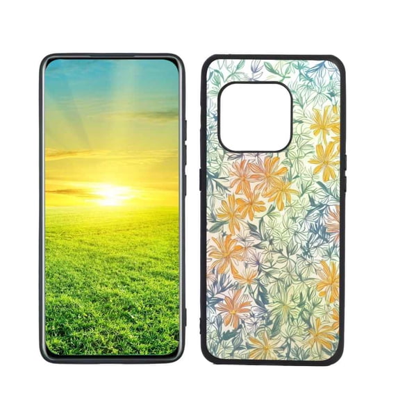 Compatible with OnePlus 10 Pro 5G Phone Case, Flowers Leaves 131 Case Men Women, Flexible Silicone Shockproof Case for OnePlus 10 Pro 5G