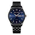 thumbnail image 1 of Reloj Acero Inoxidable Brillantes Fechador Contra Agua Bs Correa Negro, 1 of 8