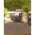 thumbnail image 3 of Rugs.com Outdoor Solid Collection Rug – 5' x 8' Light Brown Flatweave Rug Perfect For Bedrooms, Dining Rooms, Living Rooms, 3 of 5