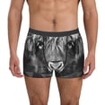 thumbnail image 1 of Fotbe Geometric Bull Design Calzoncillos Tipo Boxer con Bolsa de Soporte Total para Hombre, X-Temp Fresco, Transpirable y de Secado Rápido-Medium, 1 of 5