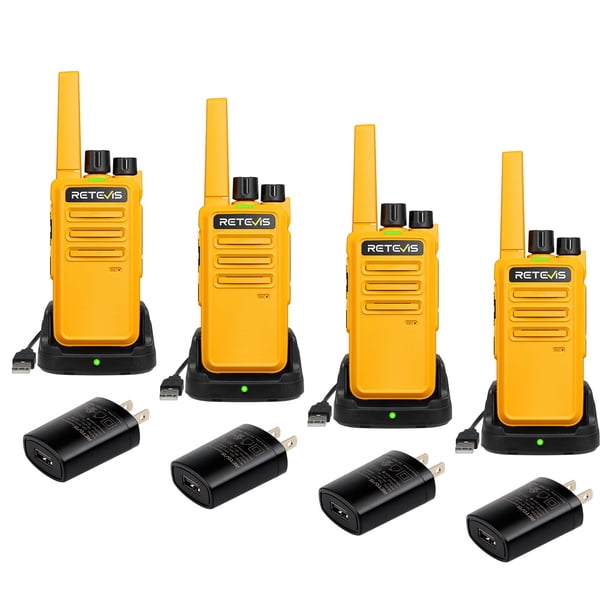 Walkie Talkies Retevis RT68 recargables y resistentes, walkie talkie de largo alcance para adultos,