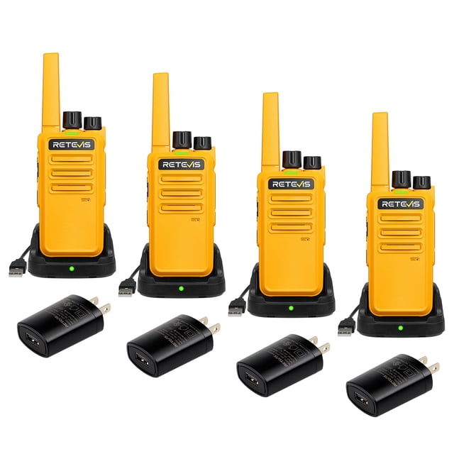 Walkie Talkies Retevis RT68 recargables y resistentes, walkie talkie de largo alcance para adultos,