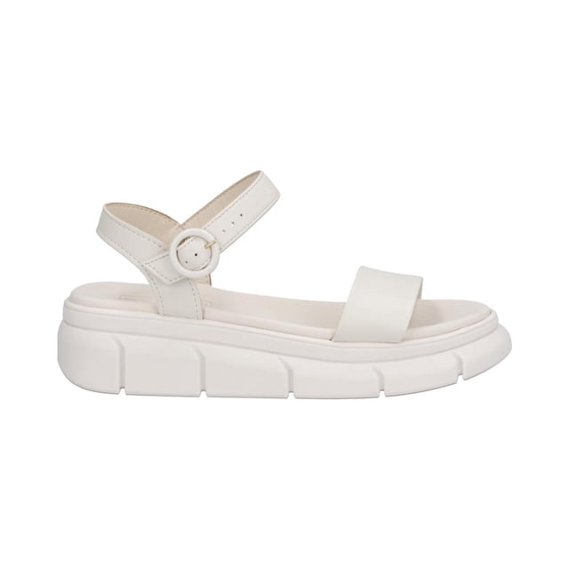 Sandalia Mujer MOLECA Plataforma Ajustable Blanco 22