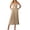Khaki, variant on IROINNID Sleeveless Suspender Jumpsuit For Women Full-Length Fashion Summer Pocket Casual Suspender Jumpsuit