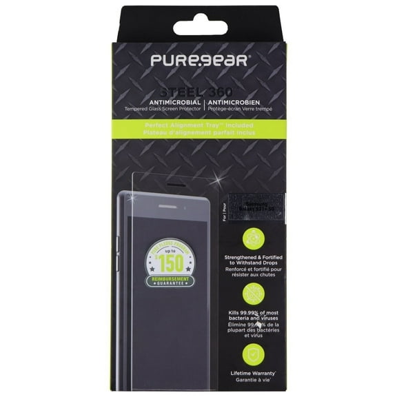 PureGear Steel 360 Tempered Glass Screen Protector for Samsung Galaxy S21 5G
